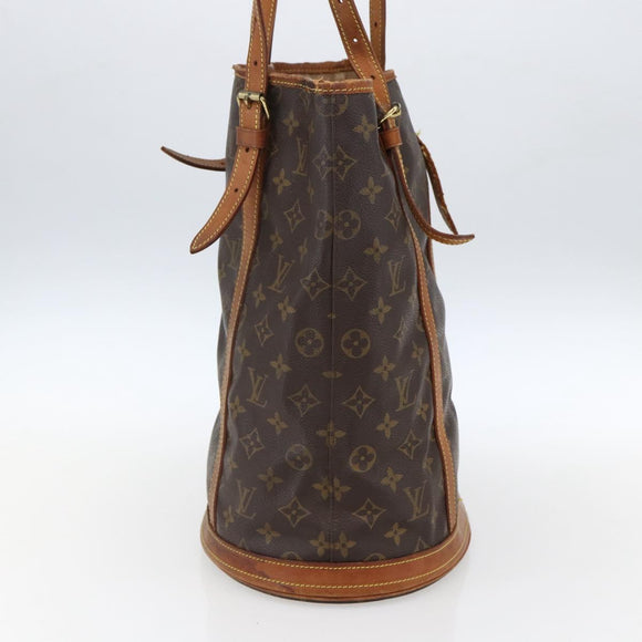 LOUIS VUITTON Monogram Bucket GM Shoulder Bag M42236 LV Auth 171701