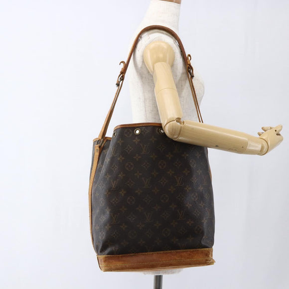 LOUIS VUITTON Monogram Noe Shoulder Bag M42224 LV Auth 171702