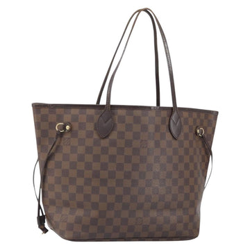 LOUIS VUITTON Damier Ebene Neverfull MM Tote Bag N51105 LV Auth 171710