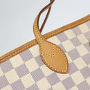 LOUIS VUITTON Damier Azur Neverfull MM Tote Bag N41605 LV Auth 171711-9