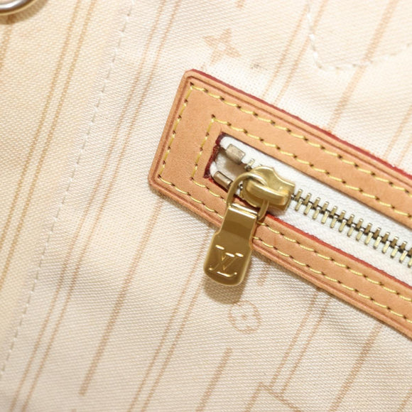 LOUIS VUITTON Damier Azur Neverfull MM Tote Bag N41605 LV Auth 171711