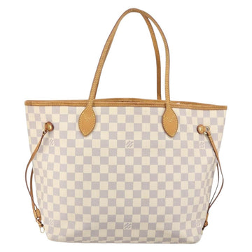 LOUIS VUITTON Damier Azur Neverfull MM Tote Bag N41605 LV Auth 171711 - 0