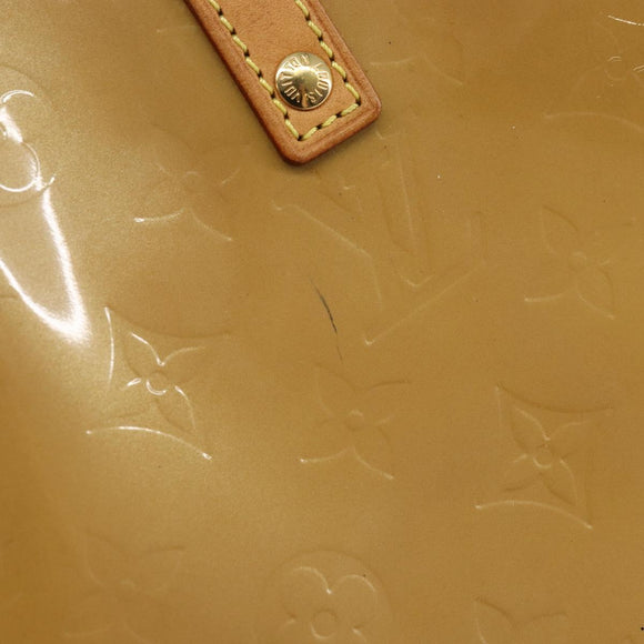 LOUIS VUITTON Monogram Vernis Reade PM Hand Bag Noisette M91334 LV Auth 171717