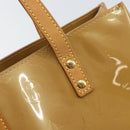 LOUIS VUITTON Monogram Vernis Reade PM Hand Bag Noisette M91334 LV Auth 171717-17