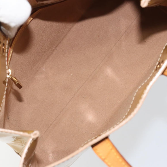 LOUIS VUITTON Monogram Vernis Reade PM Hand Bag Noisette M91334 LV Auth 171717