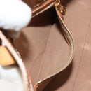 LOUIS VUITTON Monogram Vernis Reade PM Hand Bag Noisette M91334 LV Auth 171717-22