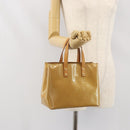 LOUIS VUITTON Monogram Vernis Reade PM Hand Bag Noisette M91334 LV Auth 171717-23