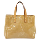 LOUIS VUITTON Monogram Vernis Reade PM Hand Bag Noisette M91334 LV Auth 171717-2