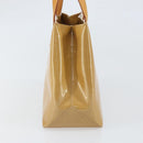 LOUIS VUITTON Monogram Vernis Reade PM Hand Bag Noisette M91334 LV Auth 171717-3