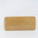 LOUIS VUITTON Monogram Vernis Reade PM Hand Bag Noisette M91334 LV Auth 171717-5
