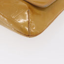LOUIS VUITTON Monogram Vernis Thompson Street Bag Jaune M91123 LV Auth 171721-16