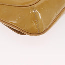 LOUIS VUITTON Monogram Vernis Thompson Street Bag Jaune M91123 LV Auth 171721-17
