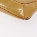 LOUIS VUITTON Monogram Vernis Thompson Street Bag Jaune M91123 LV Auth 171721-18