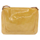 LOUIS VUITTON Monogram Vernis Thompson Street Bag Jaune M91123 LV Auth 171721-4