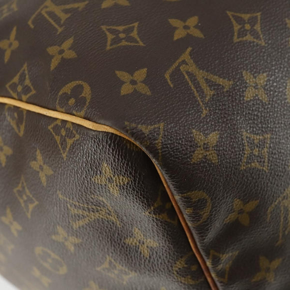 LOUIS VUITTON Monogram Keepall 55 Boston Bag M41424 LV Auth 171726