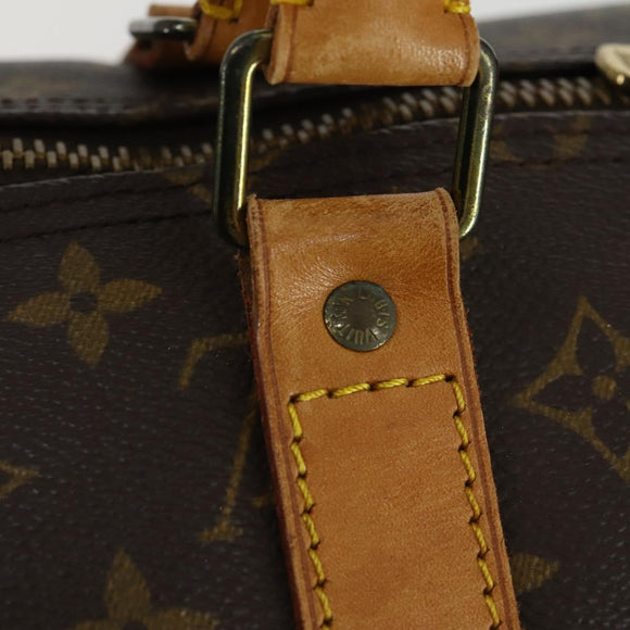 LOUIS VUITTON Monogram Keepall 55 Boston Bag M41424 LV Auth 171726
