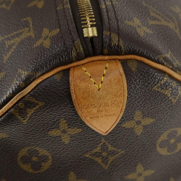 LOUIS VUITTON Monogram Keepall 55 Boston Bag M41424 LV Auth 171726