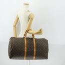 LOUIS VUITTON Monogram Keepall 55 Boston Bag M41424 LV Auth 171726-21