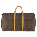 LOUIS VUITTON Monogram Keepall 55 Boston Bag M41424 LV Auth 171726-2