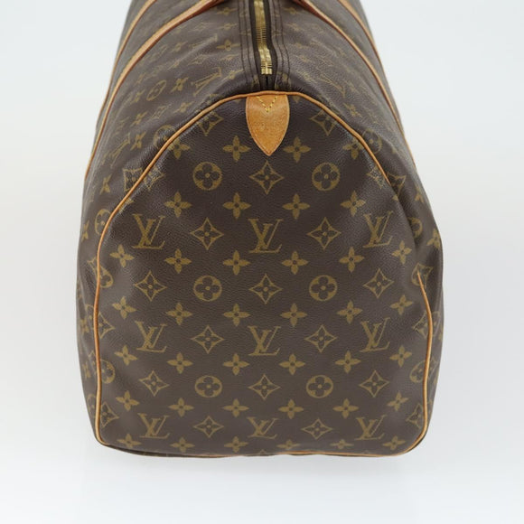 LOUIS VUITTON Monogram Keepall 55 Boston Bag M41424 LV Auth 171726