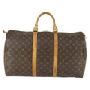 LOUIS VUITTON Monogram Keepall 50 Boston Bag M41426 LV Auth 171730-13
