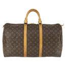 LOUIS VUITTON Monogram Keepall 50 Boston Bag M41426 LV Auth 171730-2