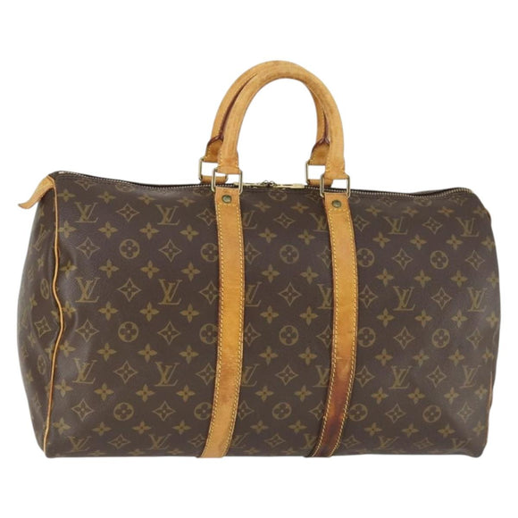 LOUIS VUITTON Monogram Keepall 45 Boston Bag M41428 LV Auth 171732