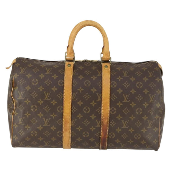 LOUIS VUITTON Monogram Keepall 45 Boston Bag M41428 LV Auth 171732