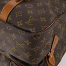 LOUIS VUITTON Monogram Sac Chassour 45 Boston Bag M41922 LV Auth 171758-16