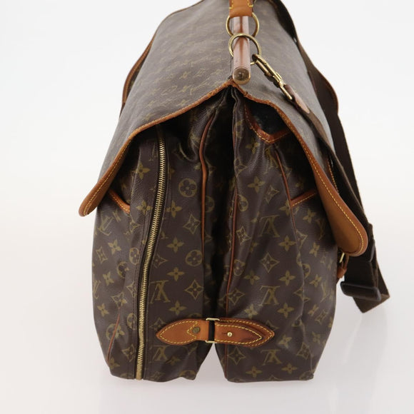 LOUIS VUITTON Monogram Sac Chassour 45 Boston Bag M41922 LV Auth 171758
