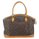 LOUIS VUITTON Monogram Lockit Horizontal Hand Bag M40104 LV Auth 171771-2