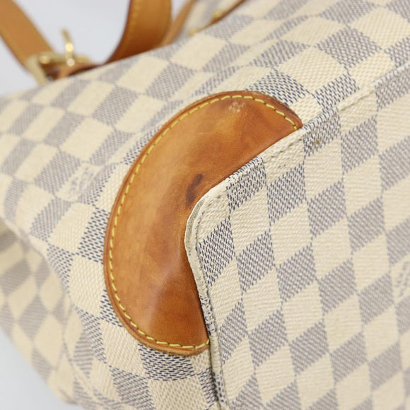 LOUIS VUITTON Damier Azur Hampstead MM Tote Bag N51206 LV Auth 171773