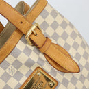 LOUIS VUITTON Damier Azur Hampstead MM Tote Bag N51206 LV Auth 171773-10