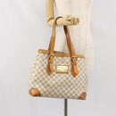 LOUIS VUITTON Damier Azur Hampstead MM Tote Bag N51206 LV Auth 171773-25