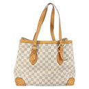 LOUIS VUITTON Damier Azur Hampstead MM Tote Bag N51206 LV Auth 171773-2