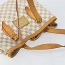 LOUIS VUITTON Damier Azur Hampstead MM Tote Bag N51206 LV Auth 171773-6