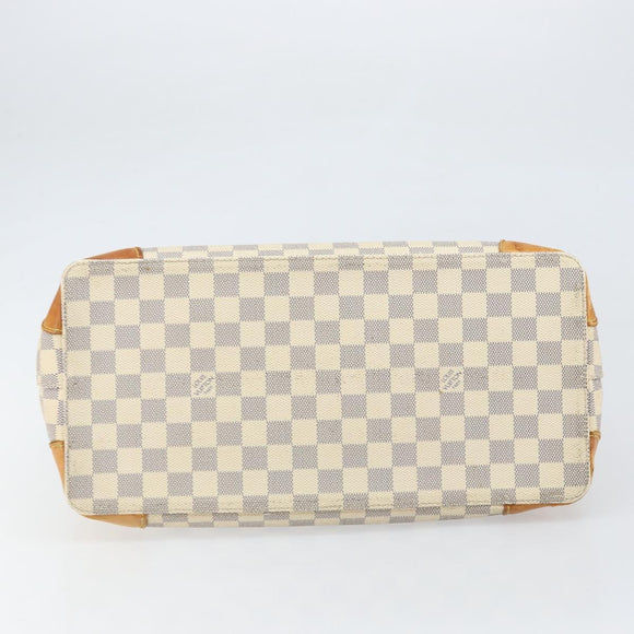 LOUIS VUITTON Damier Azur Hampstead MM Tote Bag N51206 LV Auth 171773