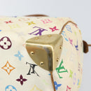 LOUIS VUITTON Monogram Multicolor Speedy 30 Tas Wit Bron M92643 LV Auth 171774-12