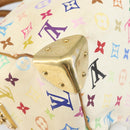 LOUIS VUITTON Monogram Multicolor Speedy 30 Tas Wit Bron M92643 LV Auth 171774-13