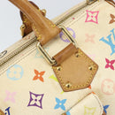 LOUIS VUITTON Monogram Multicolor Speedy 30 Tas Wit Bron M92643 LV Auth 171774-15