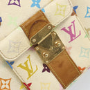 LOUIS VUITTON Monogram Multicolor Speedy 30 Bag White Bron M92643 LV Auth 171774-16