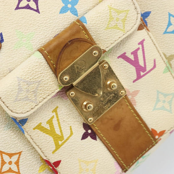 LOUIS VUITTON Monogram Multicolor Speedy 30 Bag White Bron M92643 LV Auth 171774