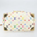 LOUIS VUITTON Monogram Multicolor Speedy 30 Tas Wit Bron M92643 LV Auth 171774-9