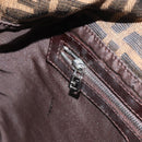 FENDI Zucca Canvas Tote Bag Black Brown Auth 171785V-23