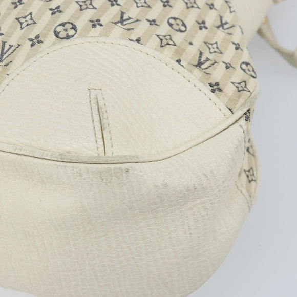 LOUIS VUITTON Monogram Mini Lin Croisette Marina GM Bag Blue M95492 Auth 171786A