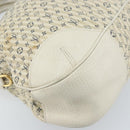LOUIS VUITTON Monogram Mini Lin Croisette Marina GM Bag Blue M95492 Auth 171786A-16