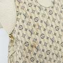 LOUIS VUITTON Monogram Mini Lin Croisette Marina GM Bag Blue M95492 Auth 171786A-10