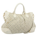 LOUIS VUITTON Monogram Mini Lin Croisette Marina GM Bag Blue M95492 Auth 171786A-1