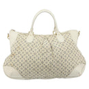 LOUIS VUITTON Monogram Mini Lin Croisette Marina GM Bag Blue M95492 Auth 171786A-13