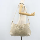 LOUIS VUITTON Monogram Mini Lin Croisette Marina GM Bag Blue M95492 Auth 171786A-25